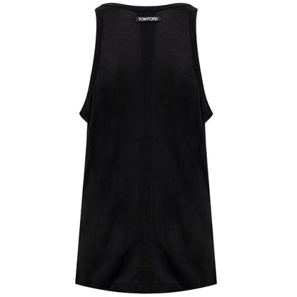 Tom Ford Black Silk Tank Top - Effortless Elegance Redefined