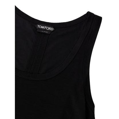 Tom Ford Black Silk Tank Top - Effortless Elegance Redefined