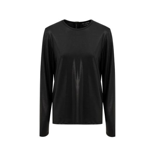 Tom Ford Black Viscose Zip Back Sweater
