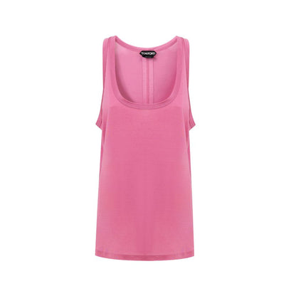 Tom Ford Pink Silk Tank Top - Luxurious Elegance