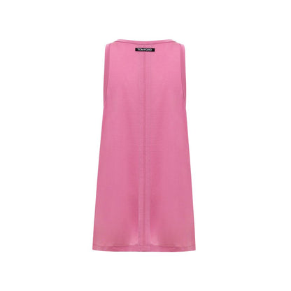 Tom Ford Pink Silk Tank Top - Luxurious Elegance