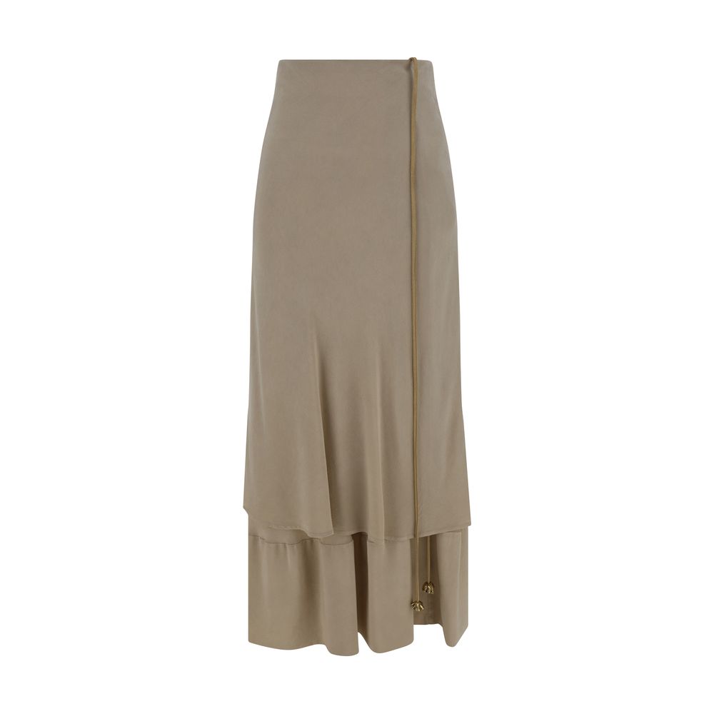 Quira Silk Skirt - Elegance Redefined