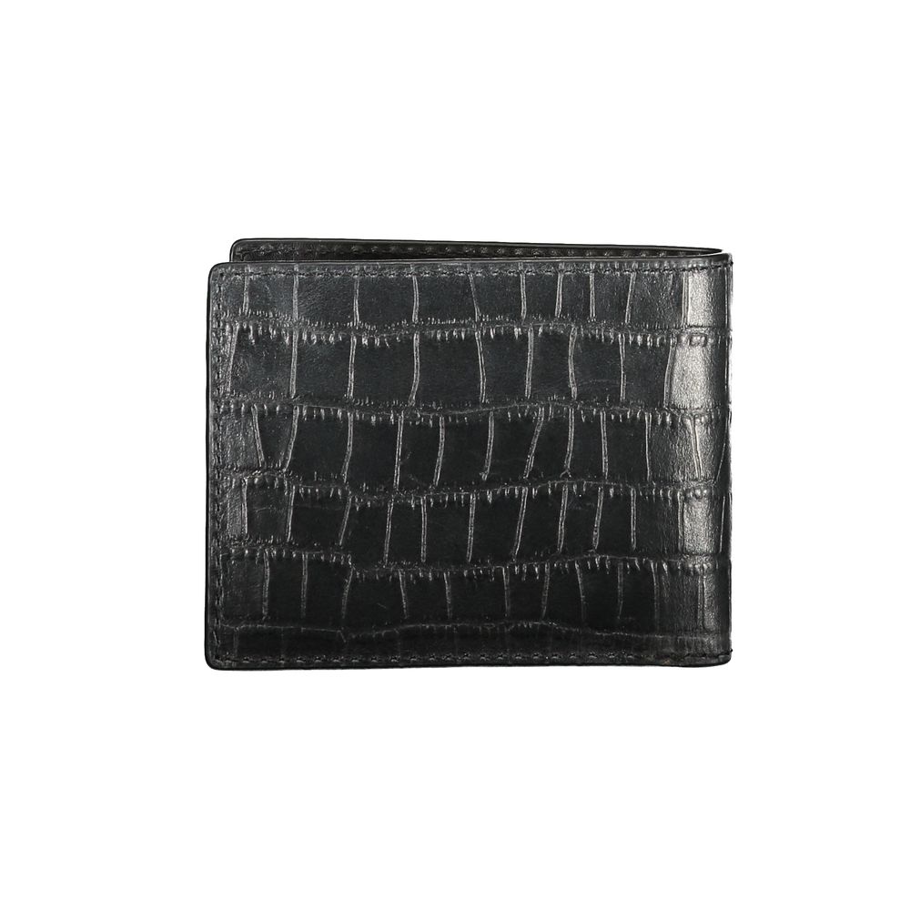 Tommy Hilfiger Black Leather Wallet for Men