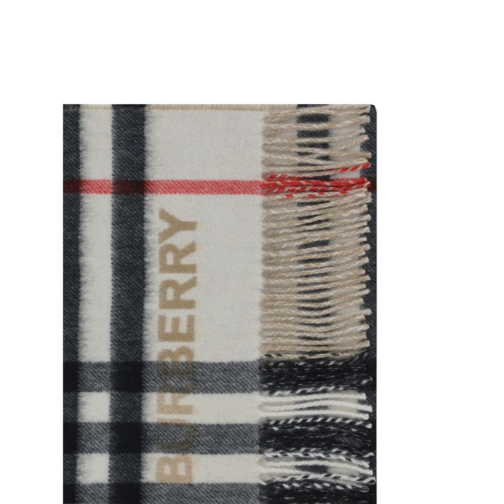 Burberry Cashmere Scarf – Iconic Check Archive Design