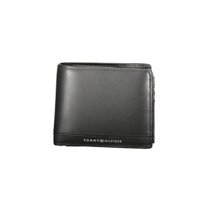 Tommy Hilfiger Black Leather Men’s Wallet