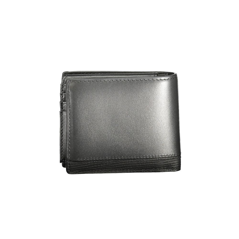 Tommy Hilfiger Black Leather Men’s Wallet