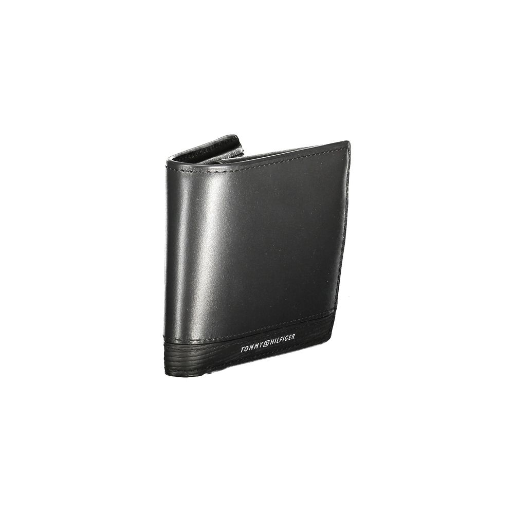 Tommy Hilfiger Black Leather Men’s Wallet