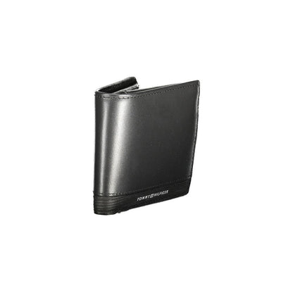Tommy Hilfiger Black Leather Men’s Wallet