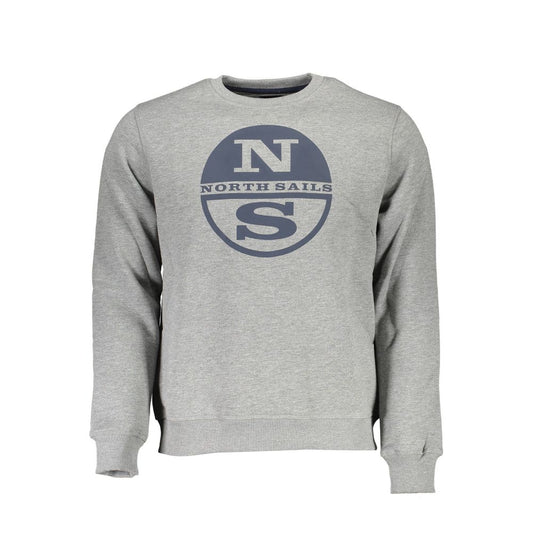 North Sails Men's Cotton Sweater in Gray