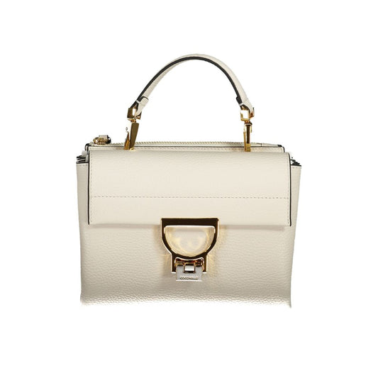 Coccinelle White Leather Handbag – Arlettis Bag