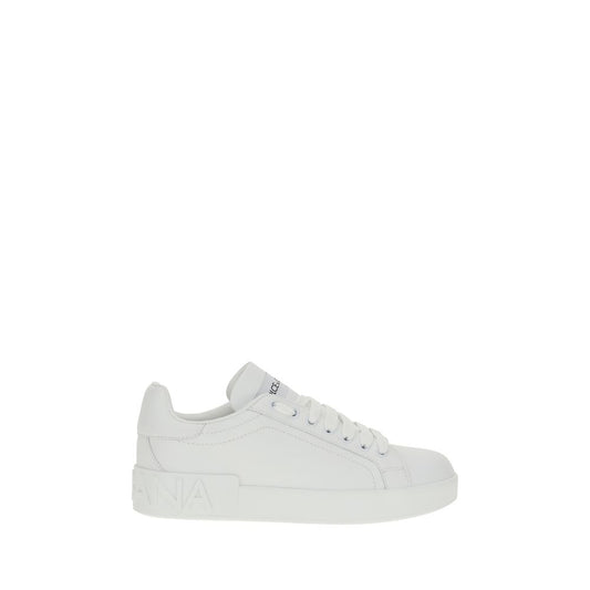 Dolce & Gabbana Leather Sneakers: Elegance Meets Comfort