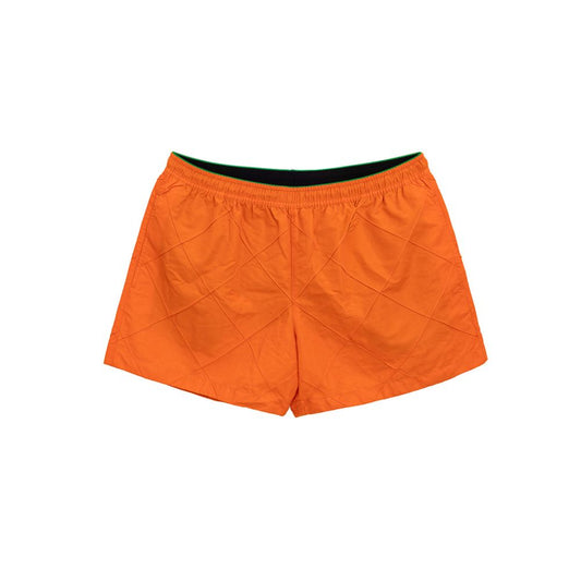 Bottega Veneta Orange Weave Swim Trunks