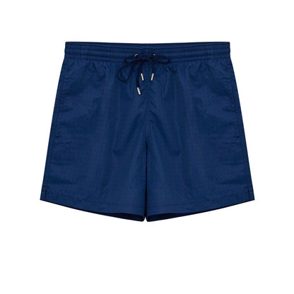 Canali Blue Polyester Swimwear Boxer Costume