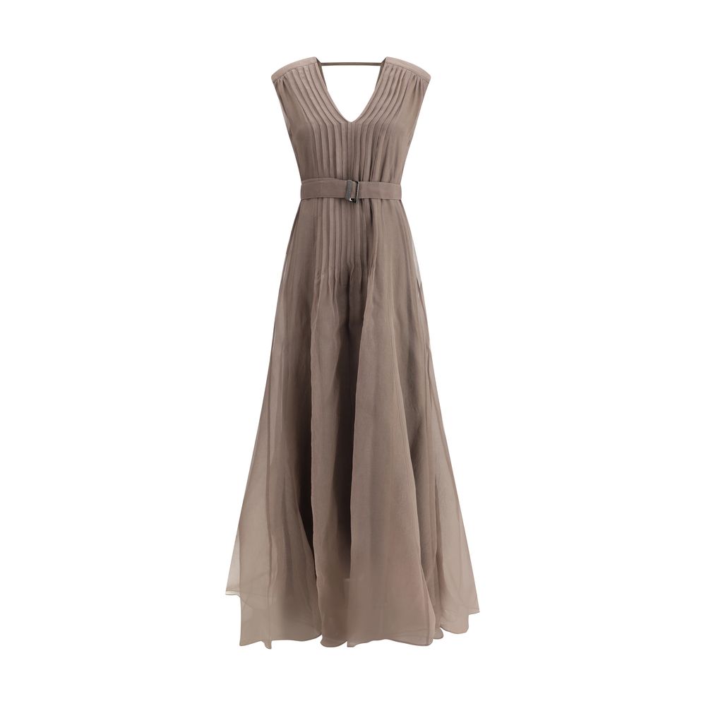 Brunello Cucinelli Silk Maxi Dress