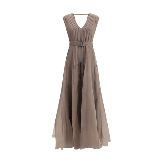 Brunello Cucinelli Silk Maxi Dress