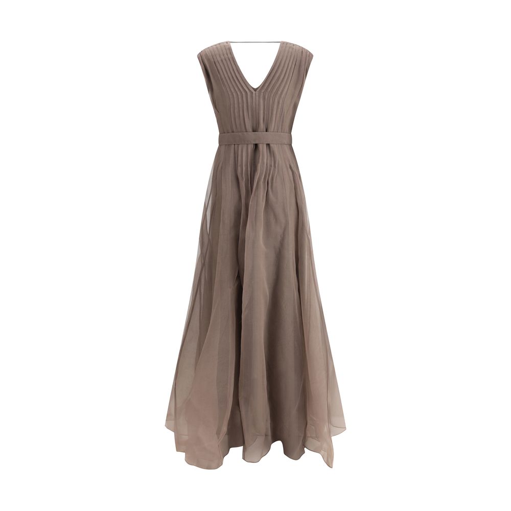 Brunello Cucinelli Silk Maxi Dress
