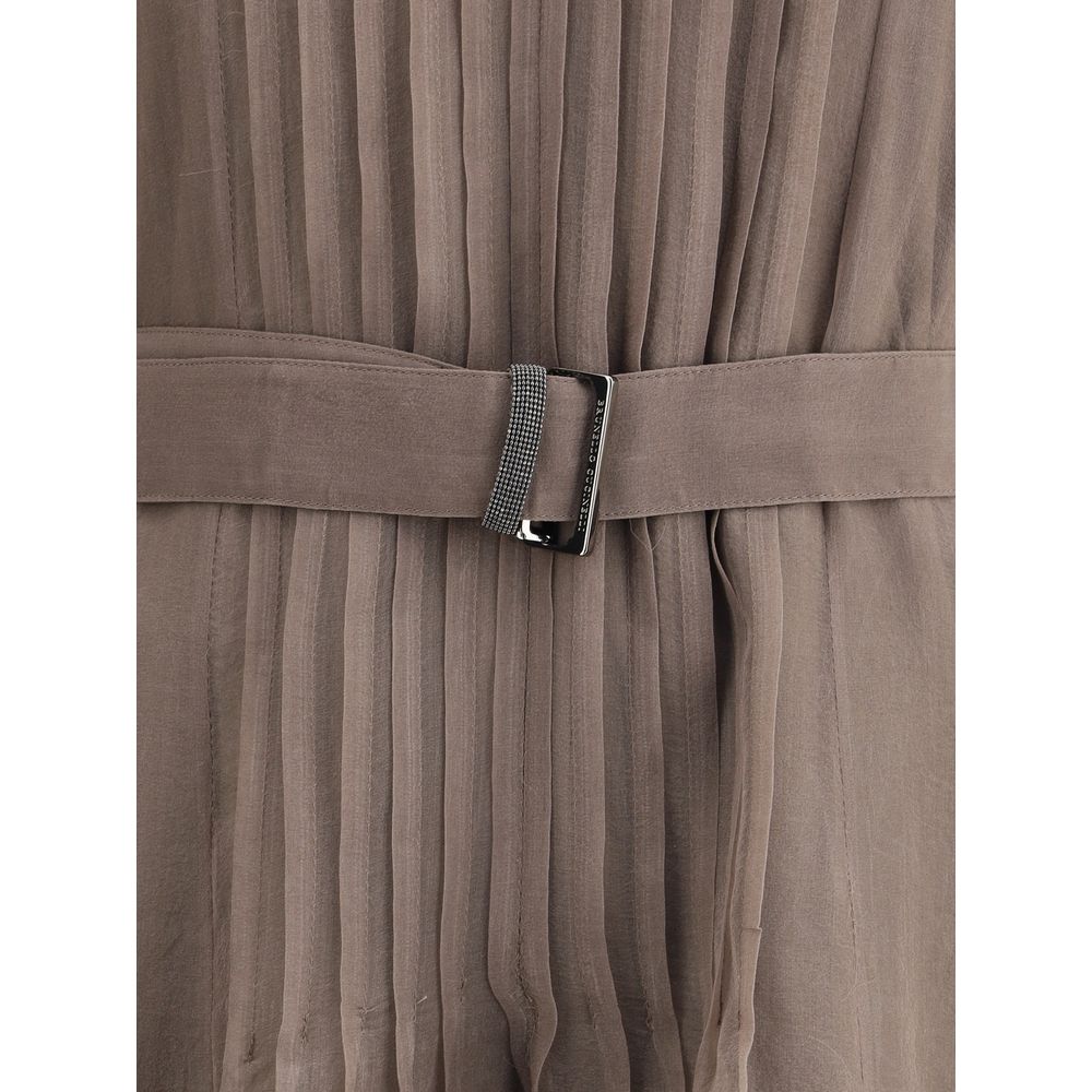 Brunello Cucinelli Silk Maxi Dress