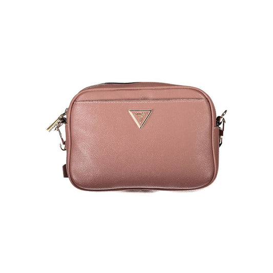 Guess Jeans Pink Handbag – Faux Leather, Stylish Design