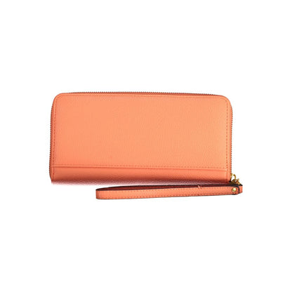 Guess Jeans Orange Polyethylene Wallet - Cosette SLG