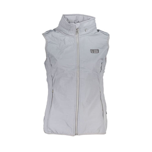 Scuola Nautica Gray Polyester Soft Shell Jacket
