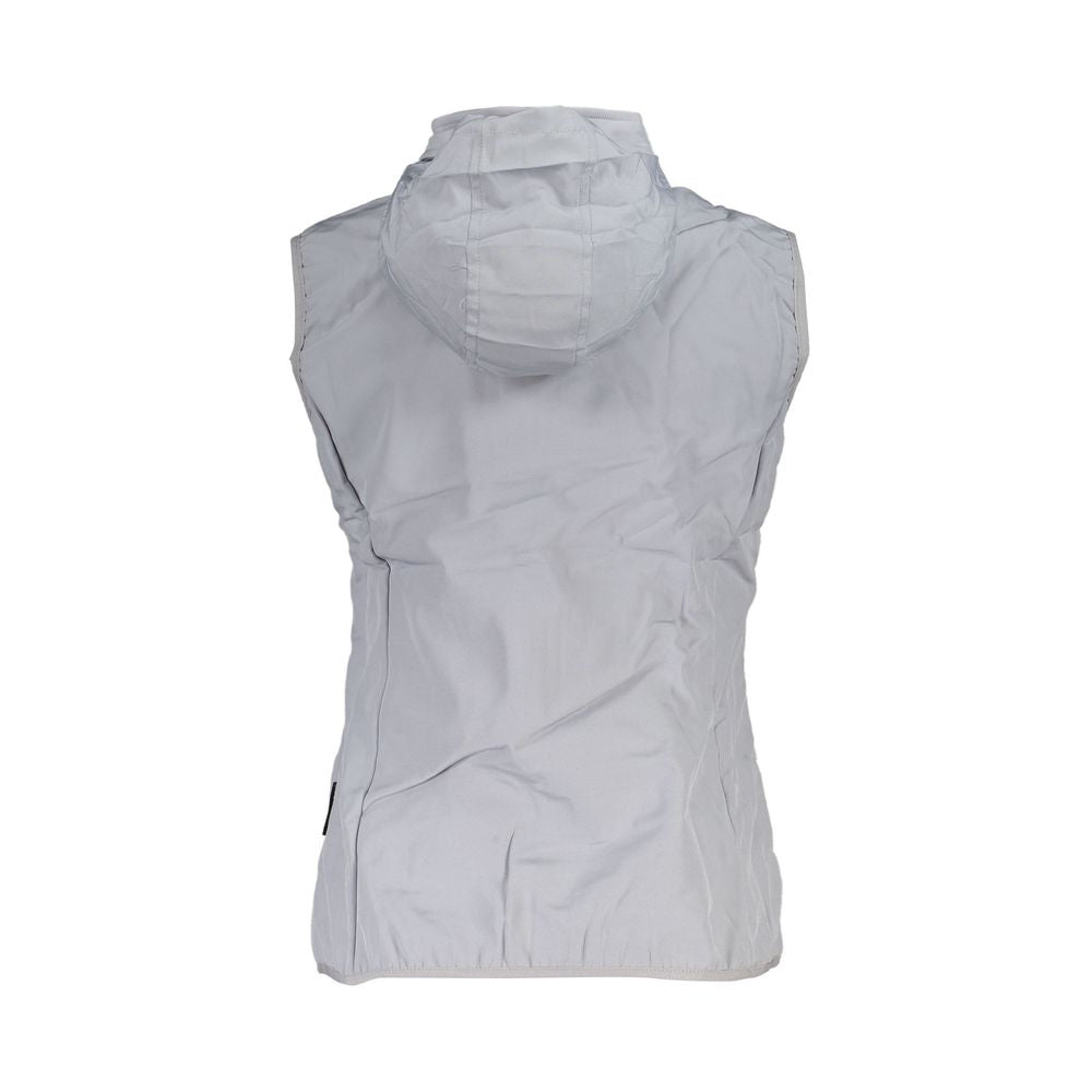 Scuola Nautica Gray Polyester Soft Shell Jacket