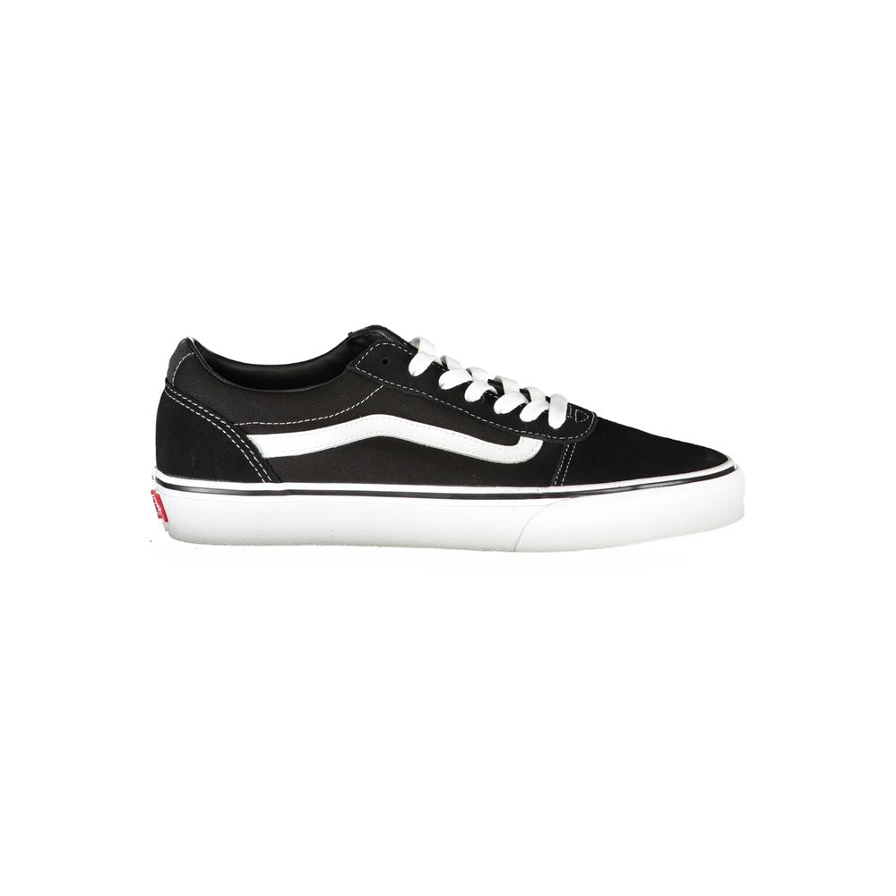 Vans Black Polyester Sneaker - Stylish and Comfortable Sports Footwear