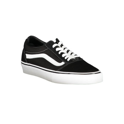 Vans Black Polyester Sneaker - Stylish and Comfortable Sports Footwear