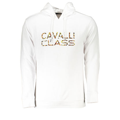 Cavalli Class White Men's Hoodie