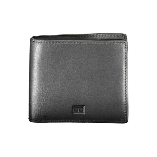 Tommy Hilfiger Black Leather Men’s Wallet