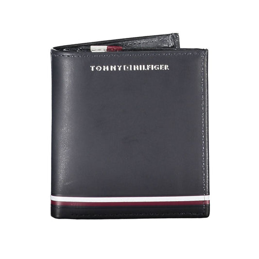 Tommy Hilfiger Blue Leather Men’s Wallet