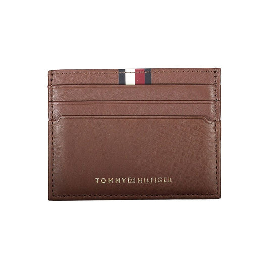 Tommy Hilfiger Brown Leather Men’s Wallet