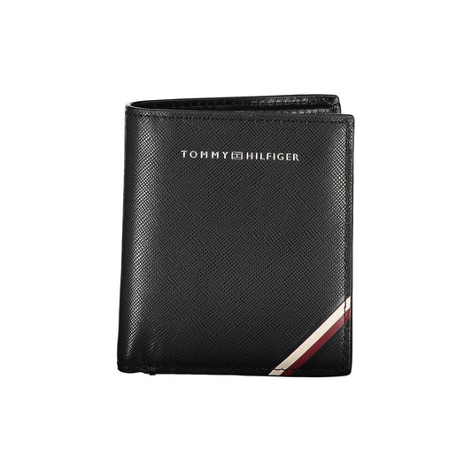 Tommy Hilfiger Black Leather Men’s Wallet