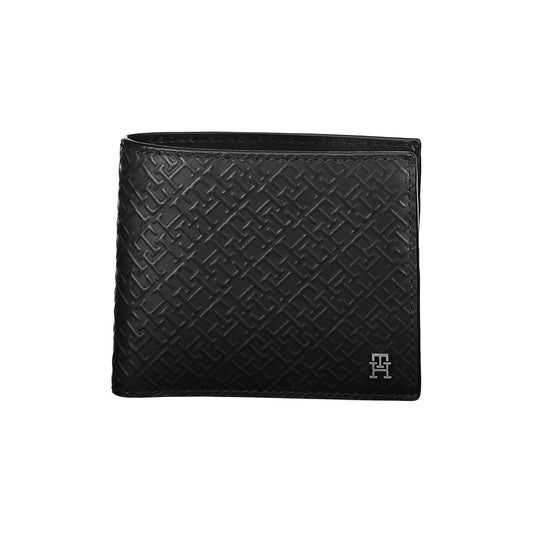 Tommy Hilfiger Black Leather Men's Wallet