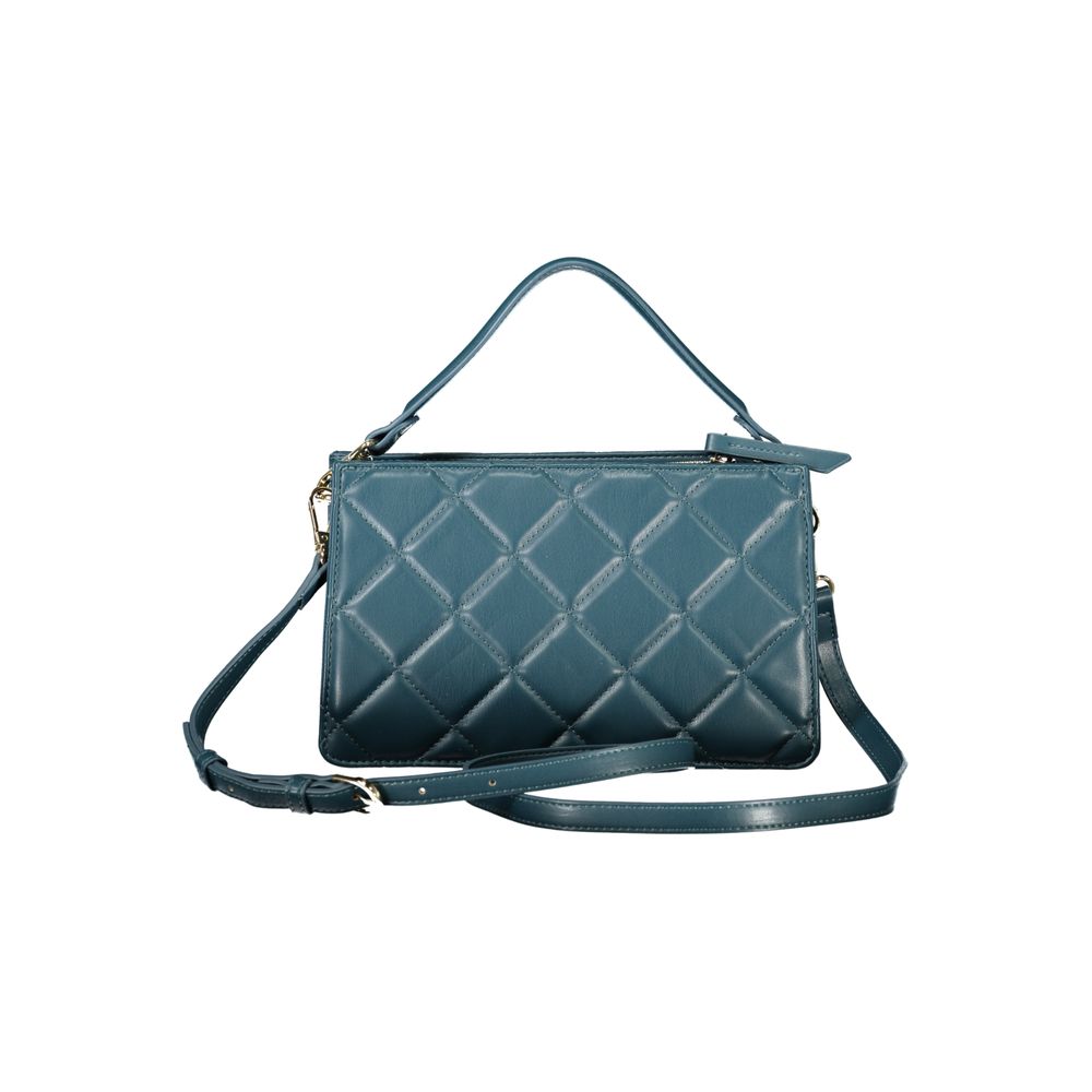 Valentino Bags Green Faux Leather Handbag with Shoulder Strap