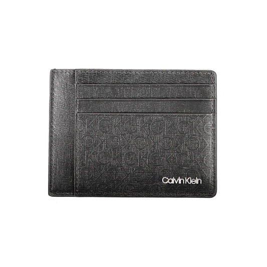 Calvin Klein Black Faux Leather Men's Wallet