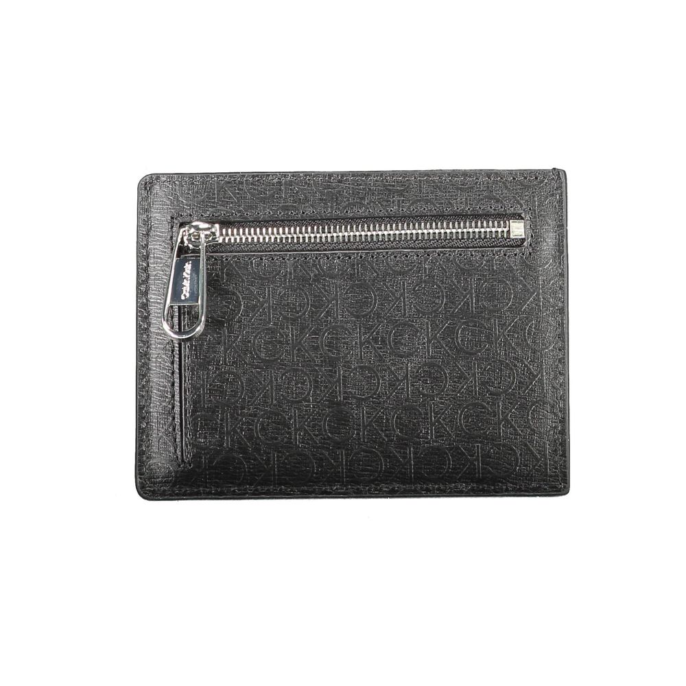 Calvin Klein Black Faux Leather Men's Wallet