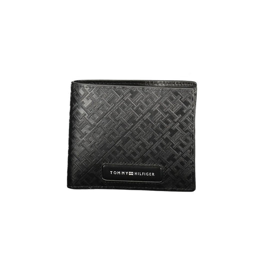 Tommy Hilfiger Black Leather Men’s Wallet