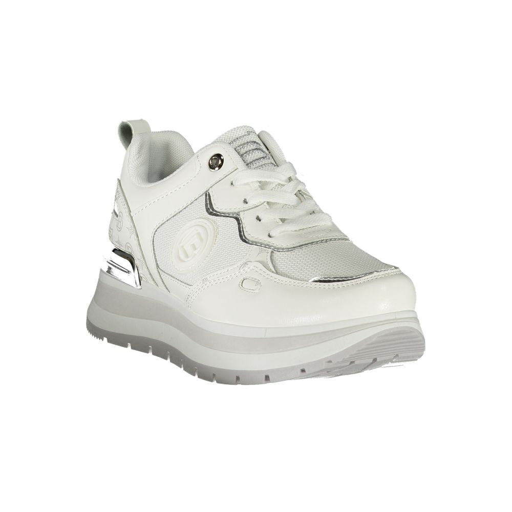Laura Biagiotti White Women Sneaker with Removable Footbed