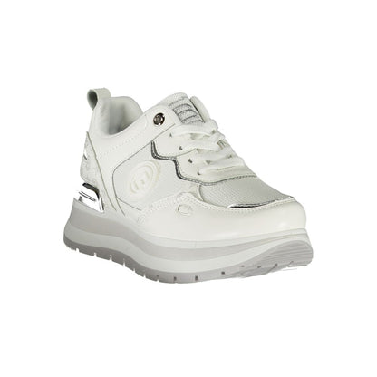 Laura Biagiotti White Women Sneaker with Removable Footbed