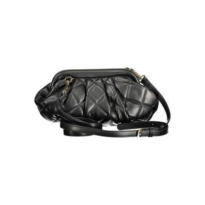 Valentino Bags Black Faux Leather Handbag with Shoulder Strap