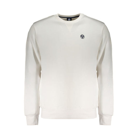 North Sails Men's White Cotton Sweater