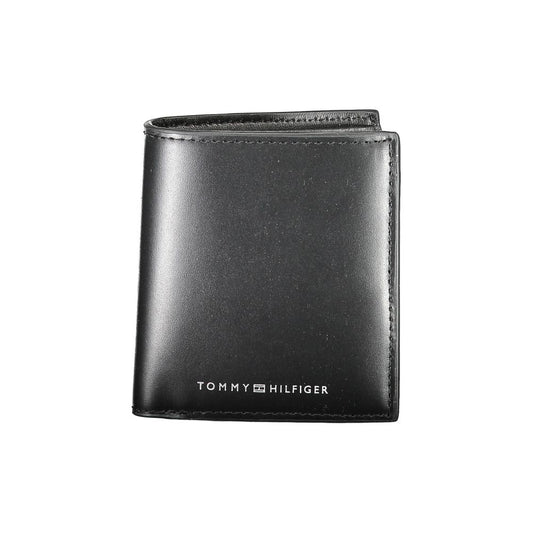 Tommy Hilfiger Black Leather Men’s Wallet