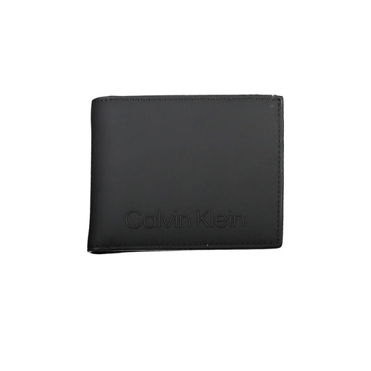 Calvin Klein Black Faux Leather Men's Wallet