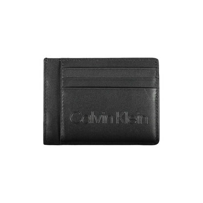 Calvin Klein Black Faux Leather Men's Wallet
