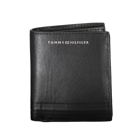 Tommy Hilfiger Black Leather Men’s Wallet