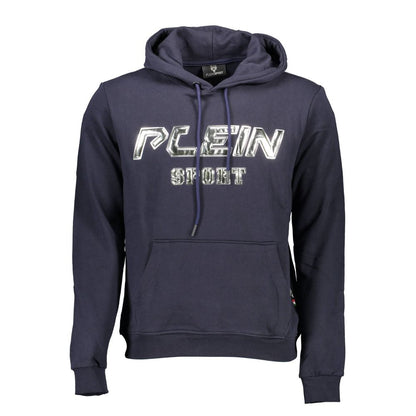 Plein Sport Blue Cotton Men's Sweater