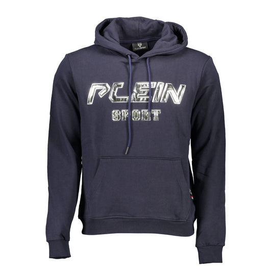 Plein Sport Blue Cotton Men's Sweater