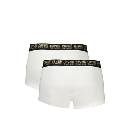 Cavalli Class White Men's Boxer Briefs