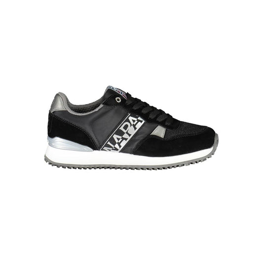 Napapijri Black Women’s Sneakers with Contrast Details