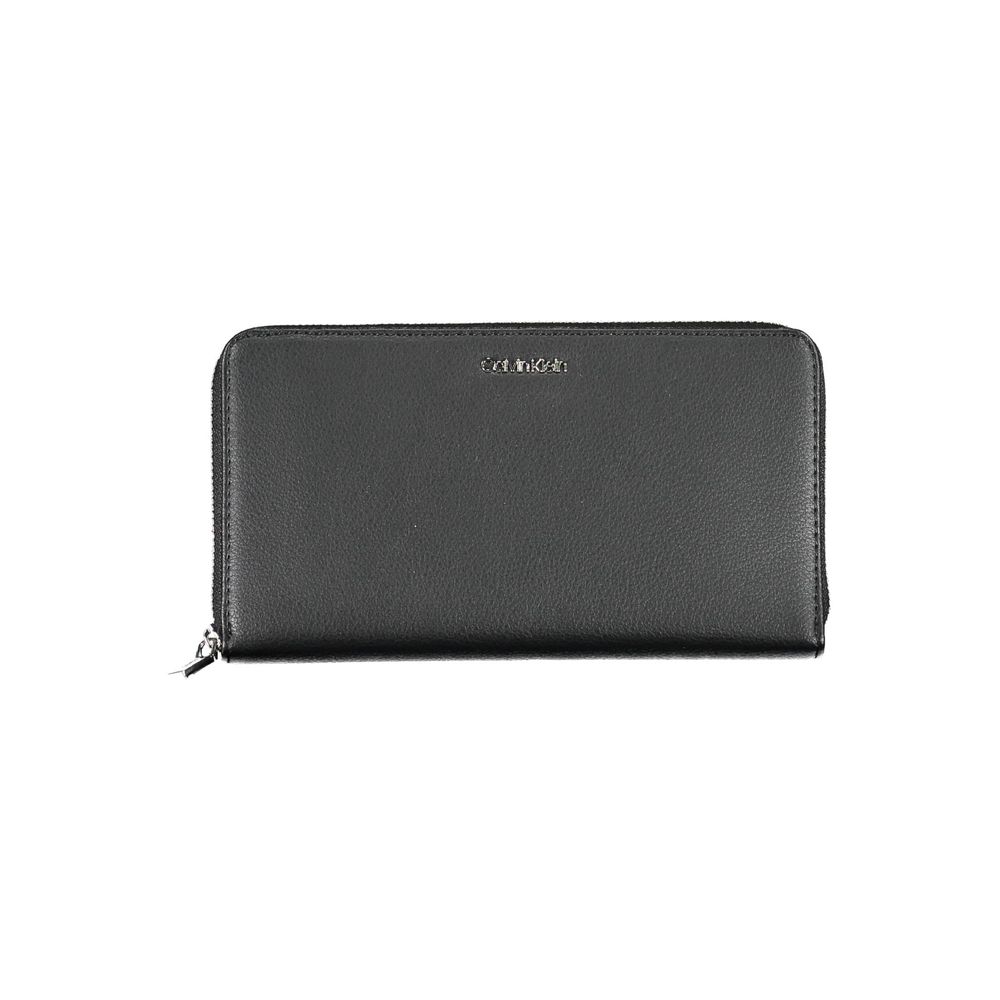 Calvin Klein Black Faux Leather Women's Wallet